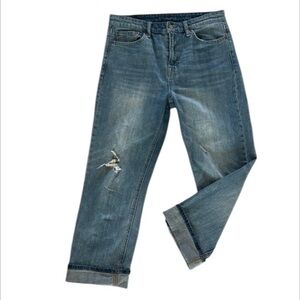 Lucky Brand Bridgette slim straight cuffed jeans size 29